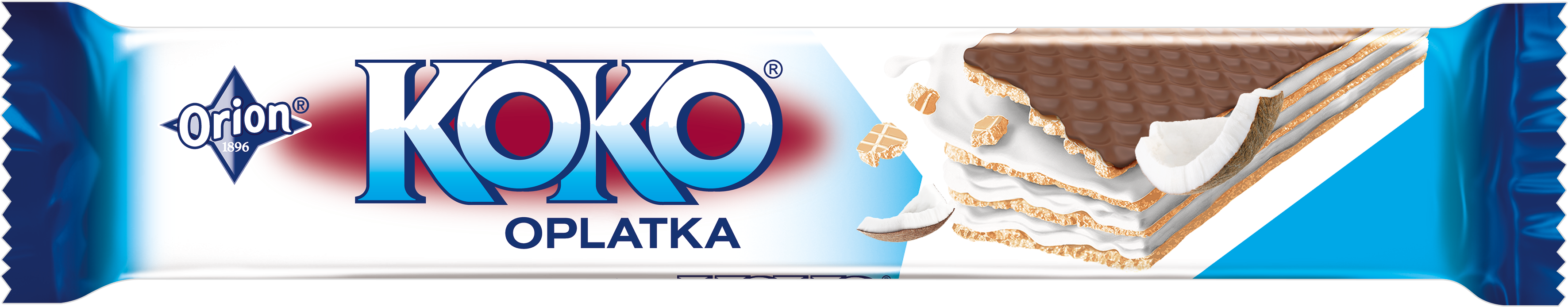 Orion Koko oplatka s mléčnou polevou