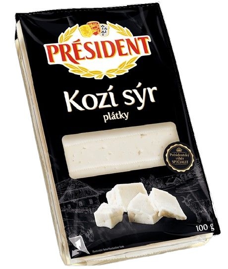 Président Kozí sýr plátky 100 g