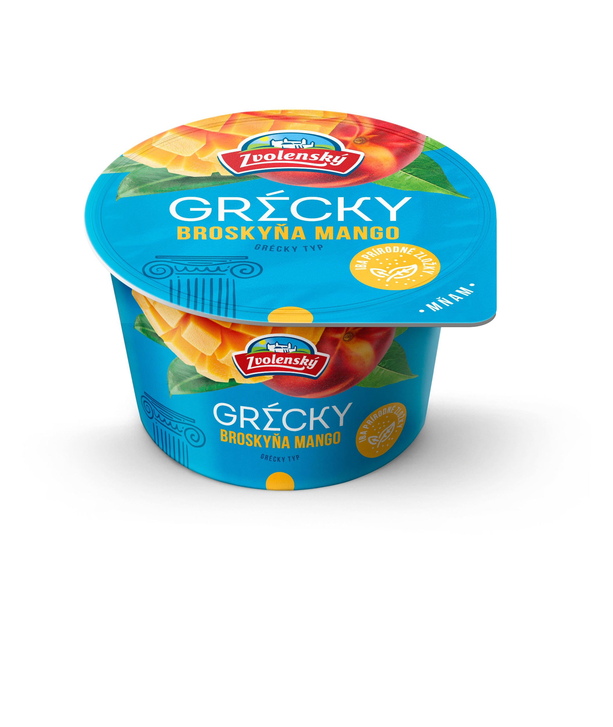 Zvolenský grécky jogurt broskyňa mango  125g