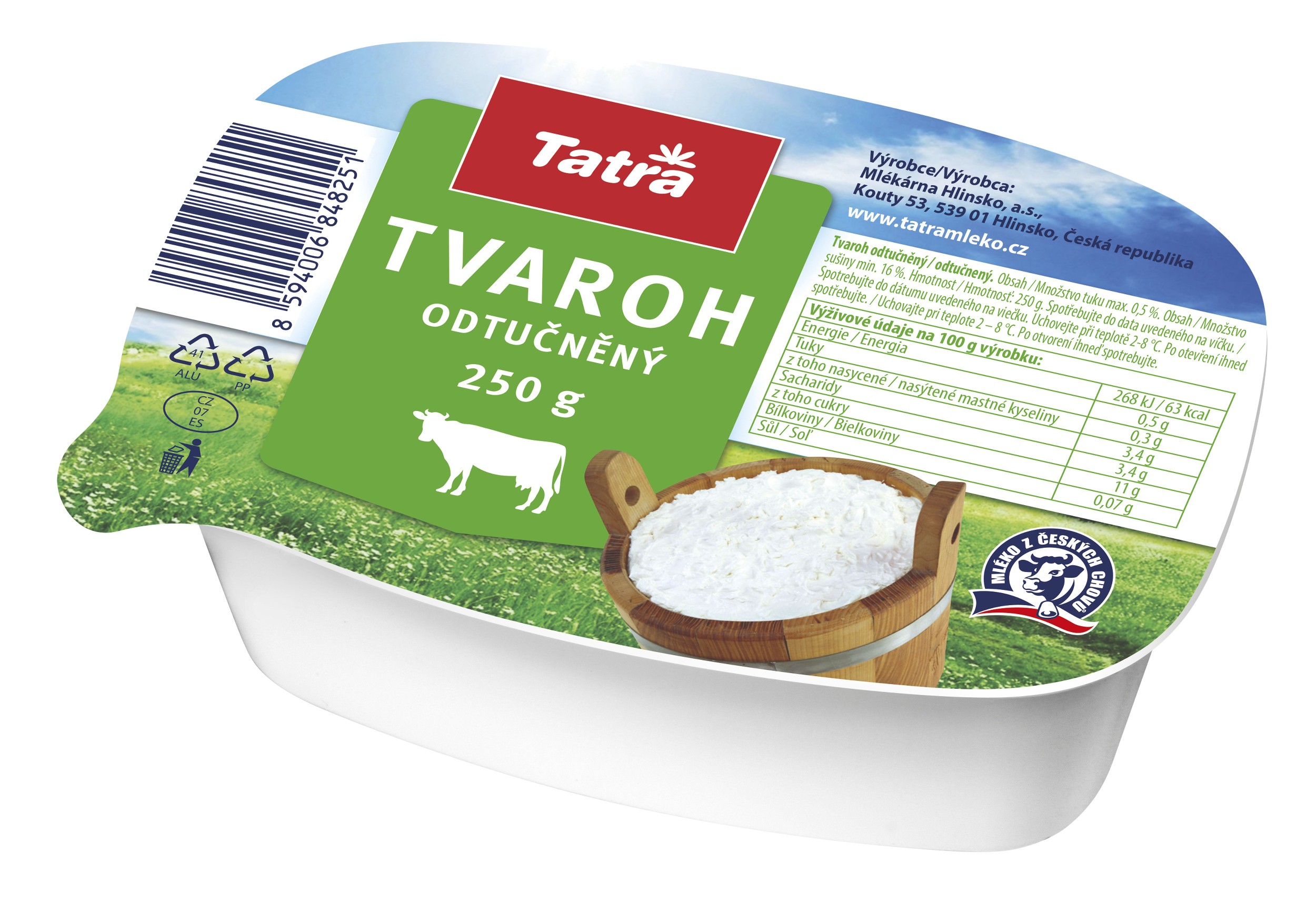 Tatra Tvaroh 250g odtučněný