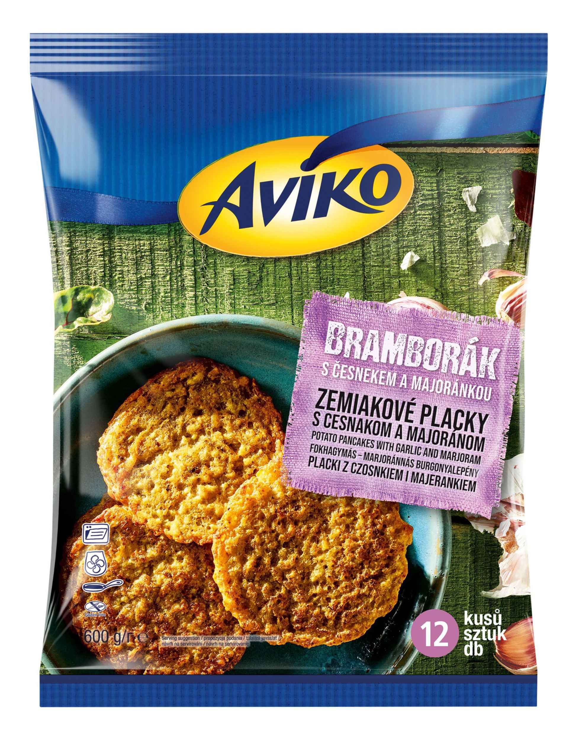 Aviko bramborák s česnekem a majoránkou 600g