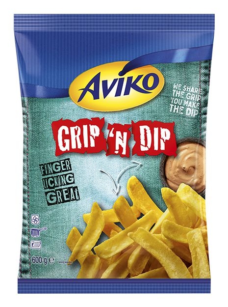 Aviko Grip'n Dip hranolky 600g