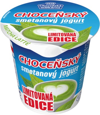 Choceňská Mlékárna Smetanový jogurt 8% Matcha Latte