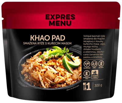 EXPRES MENU Khao Pad Smažená rýže s kuřecím masem, 1 porce