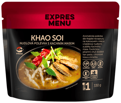 EXPRES MENU Khao Soi Thajská nudlová polévka s kachním masem, 1 porce