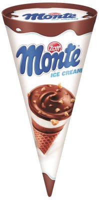 Zott Monte Čokoládový zmrzlinový kornout