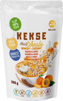 Kekse Cereálie Meruňka a kokos bez lepku