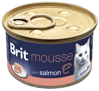 Brit Premium by Nature Cat Can with Salmon, pro kočky