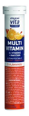 Maxi Vita Multivitamin + rakytník, 20 tablet