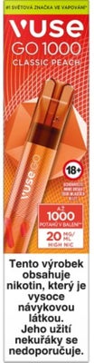 Vuse GO 1000 PEN Classic Peach 20mg
