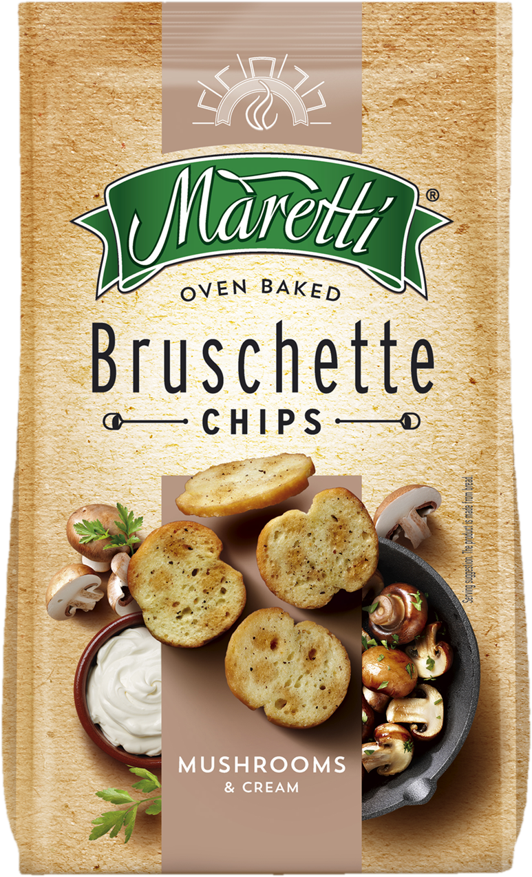 Maretti Bruschette s příchutí houby a krém