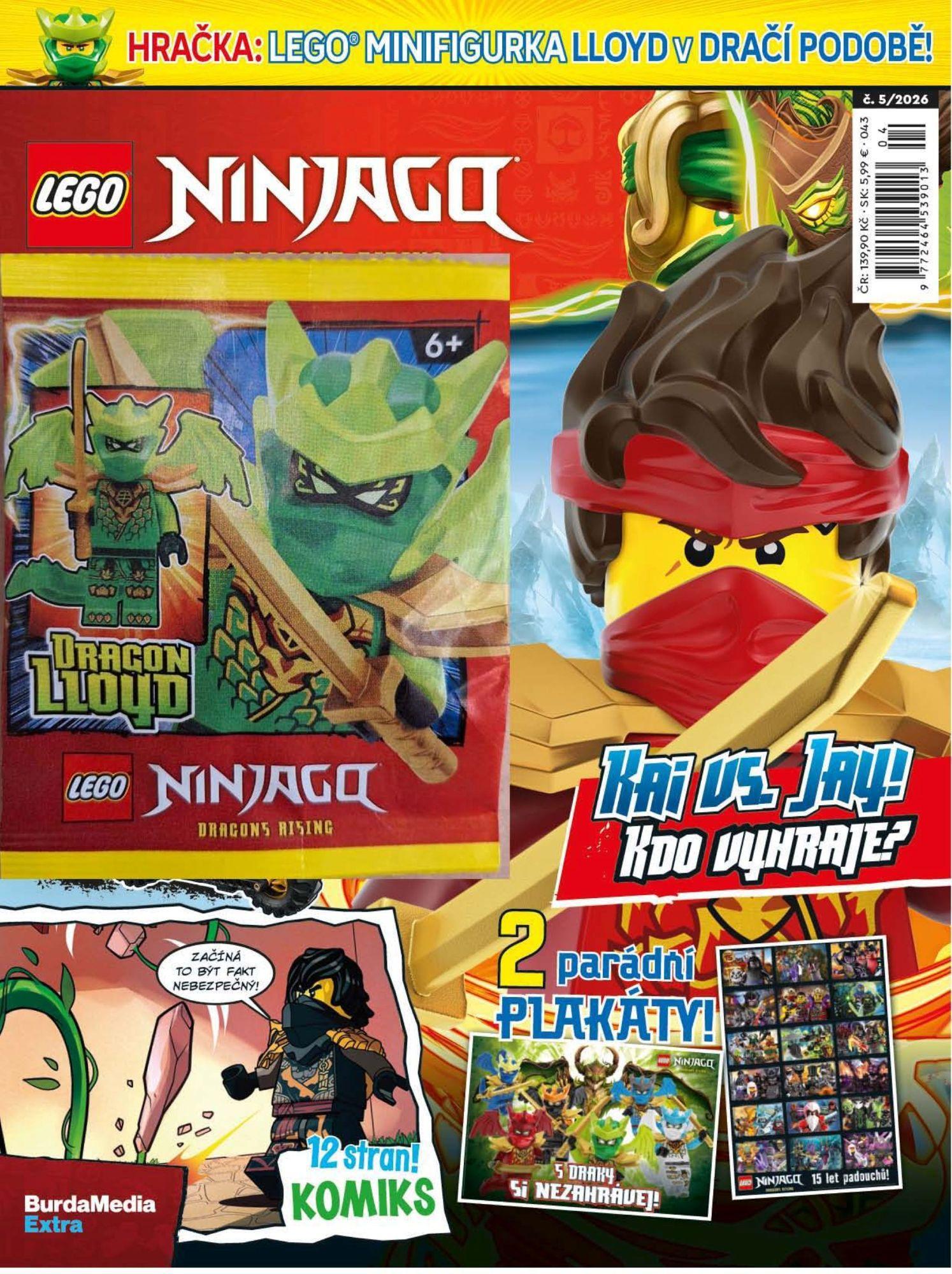 LEGO NINJAGO č. 5/26 + figurka Lloyd v dračí podobě