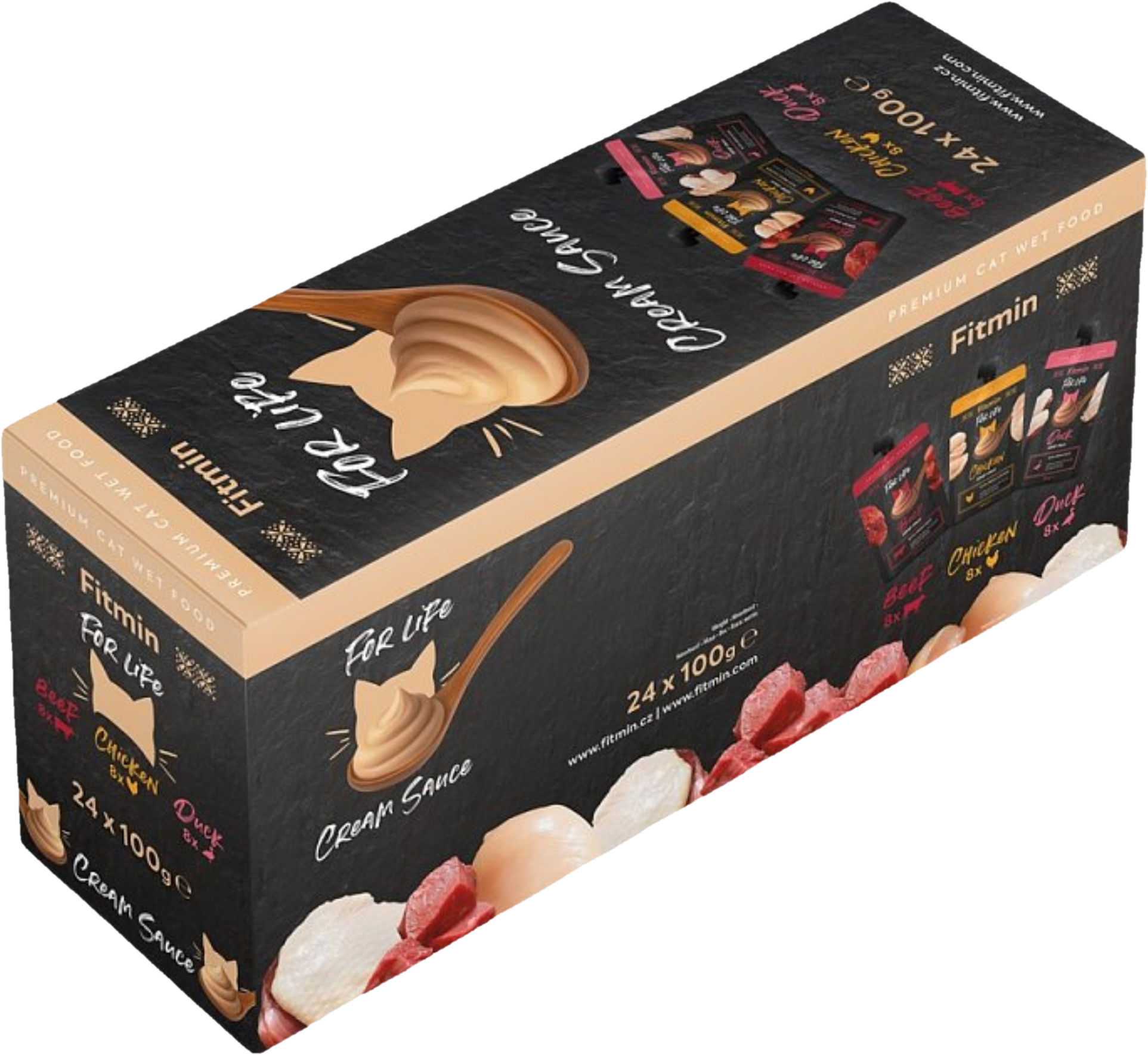Fitmin For Life Cream Sauce omáčka pro kočky 24×100 g