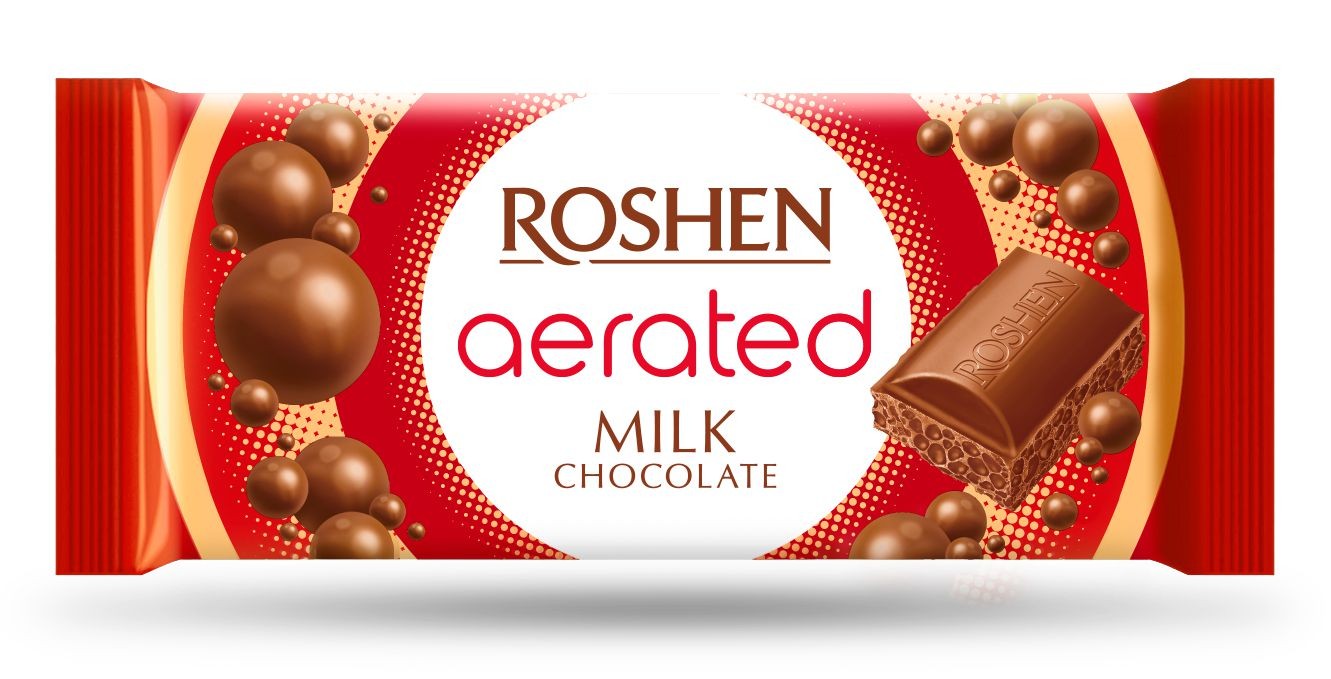 Roshen Bublinková mléčná čokoláda 80g