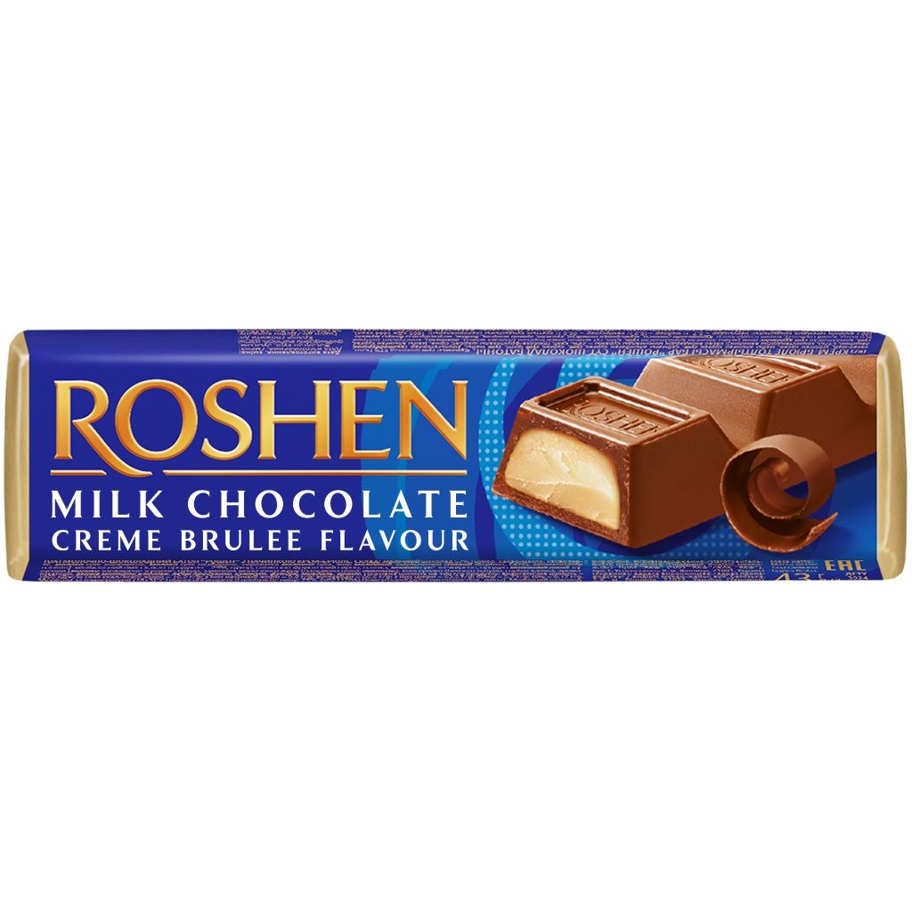 Roshen Tyčinka s creme brulee 43g
