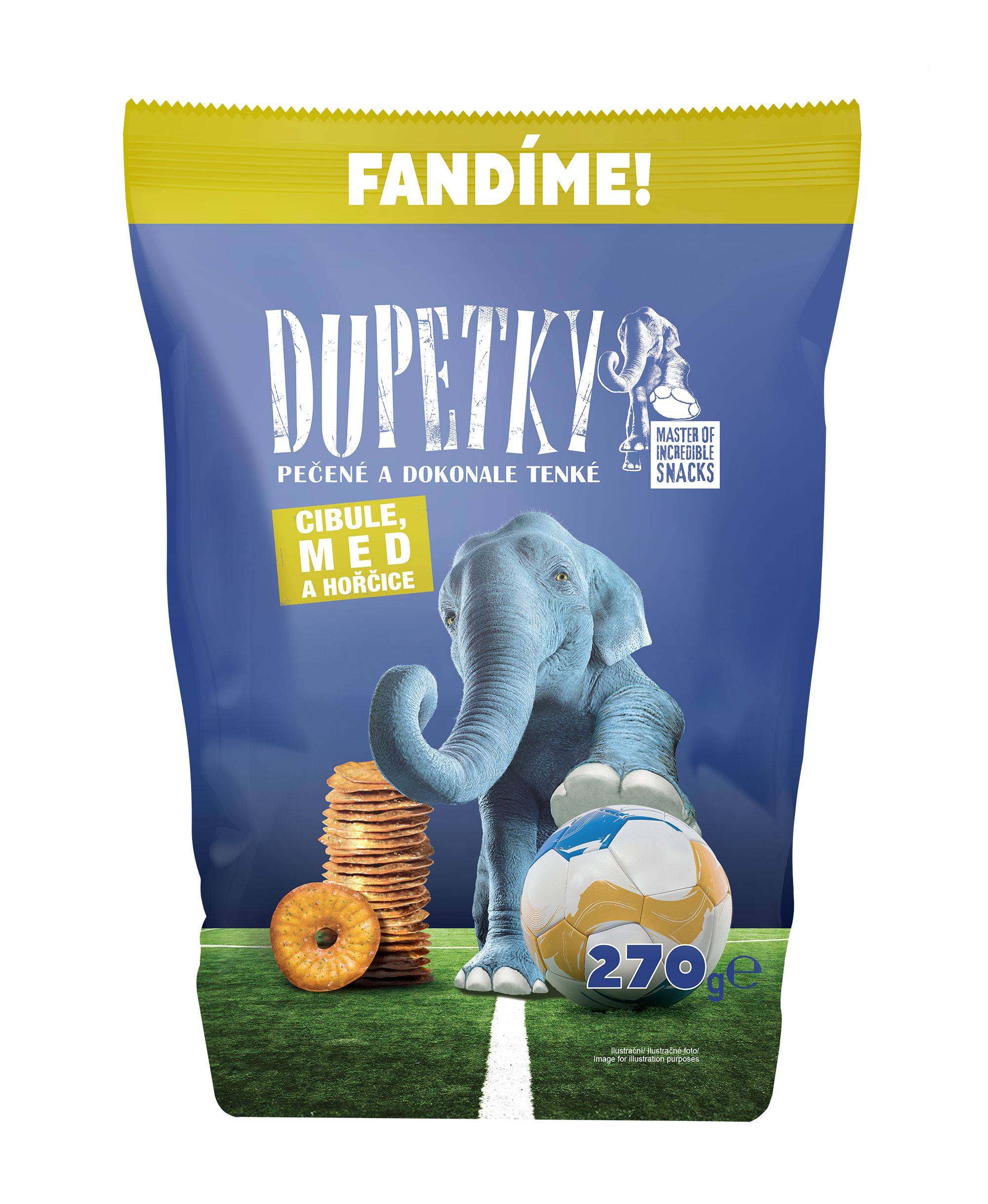 Dupetky hořčice, med a cibule 270g
