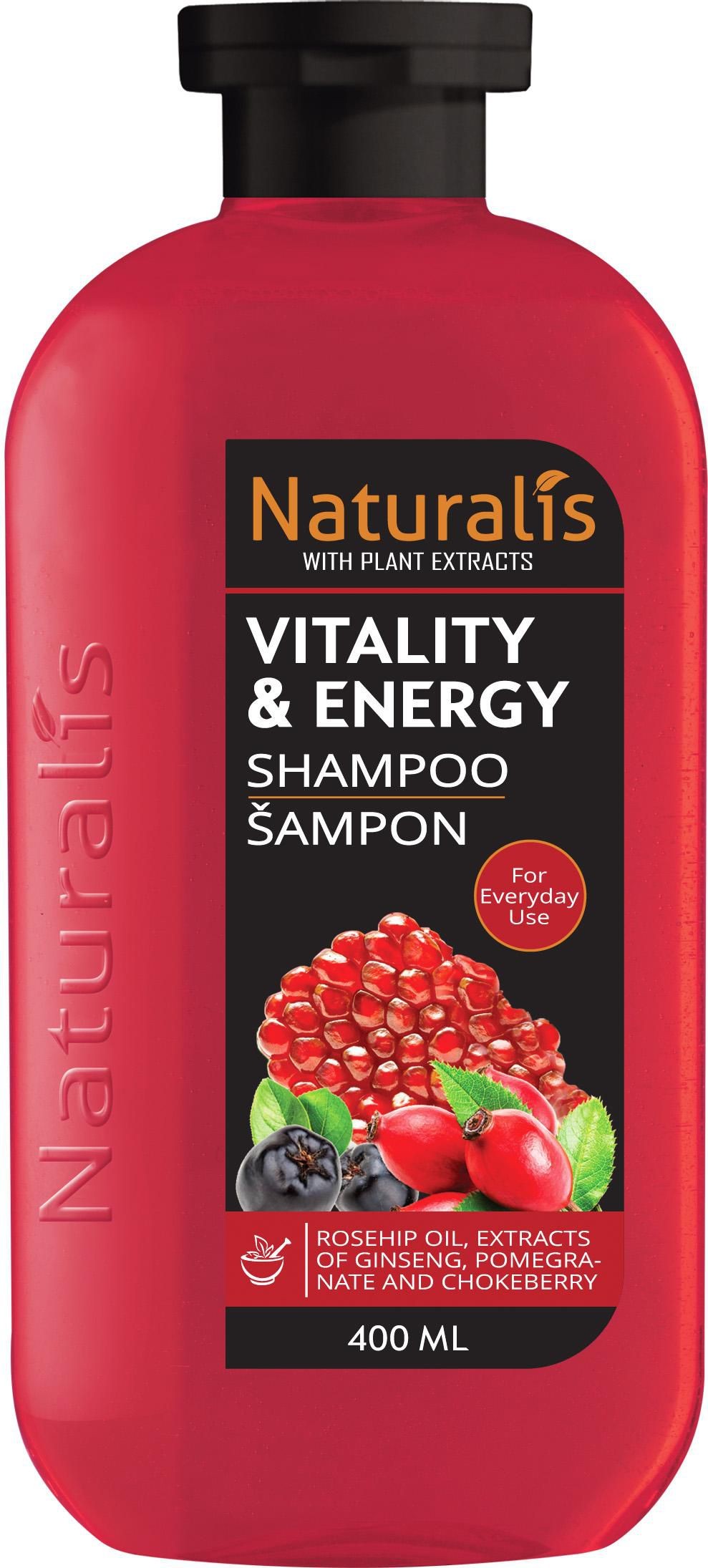 Naturalis šampon Vitality & Energy 400ml