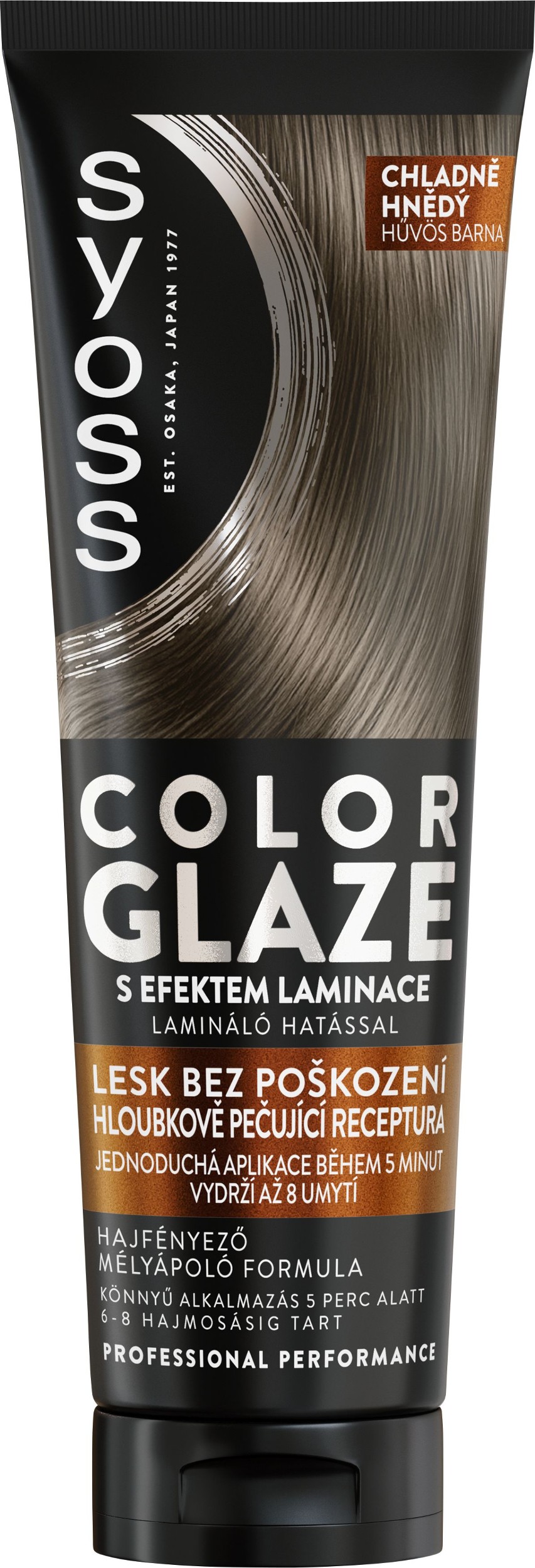 Syoss Glossing Toner Chladně Hnědý 130ml