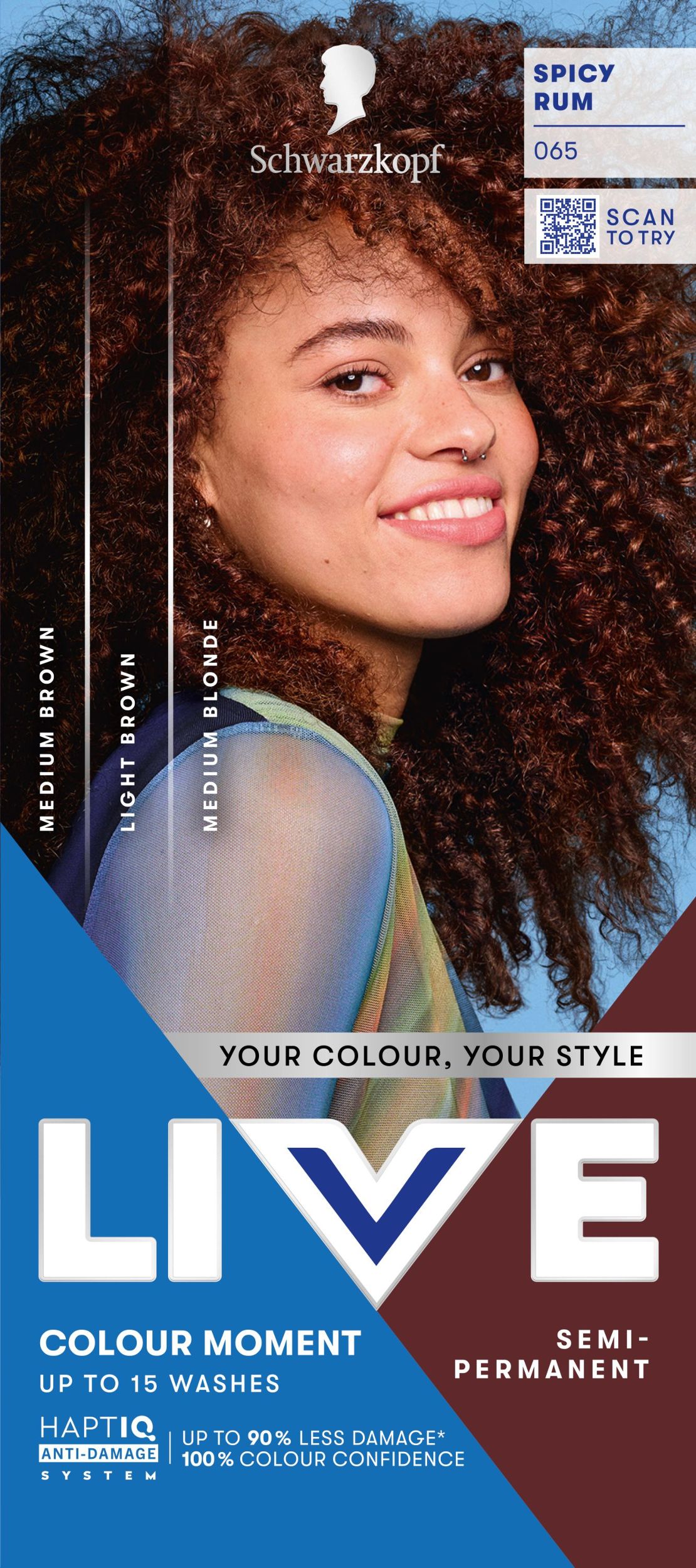LIVE Colour Moment 065 Rumově hnědá 50 ml