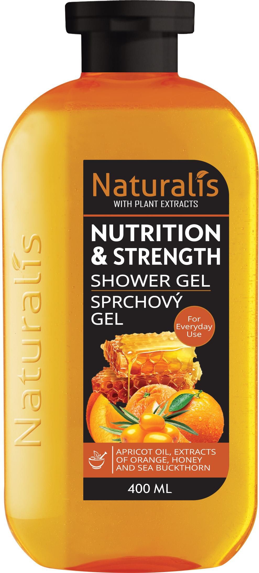 Naturalis sprchový gel Nutrition & Strenght 400ml