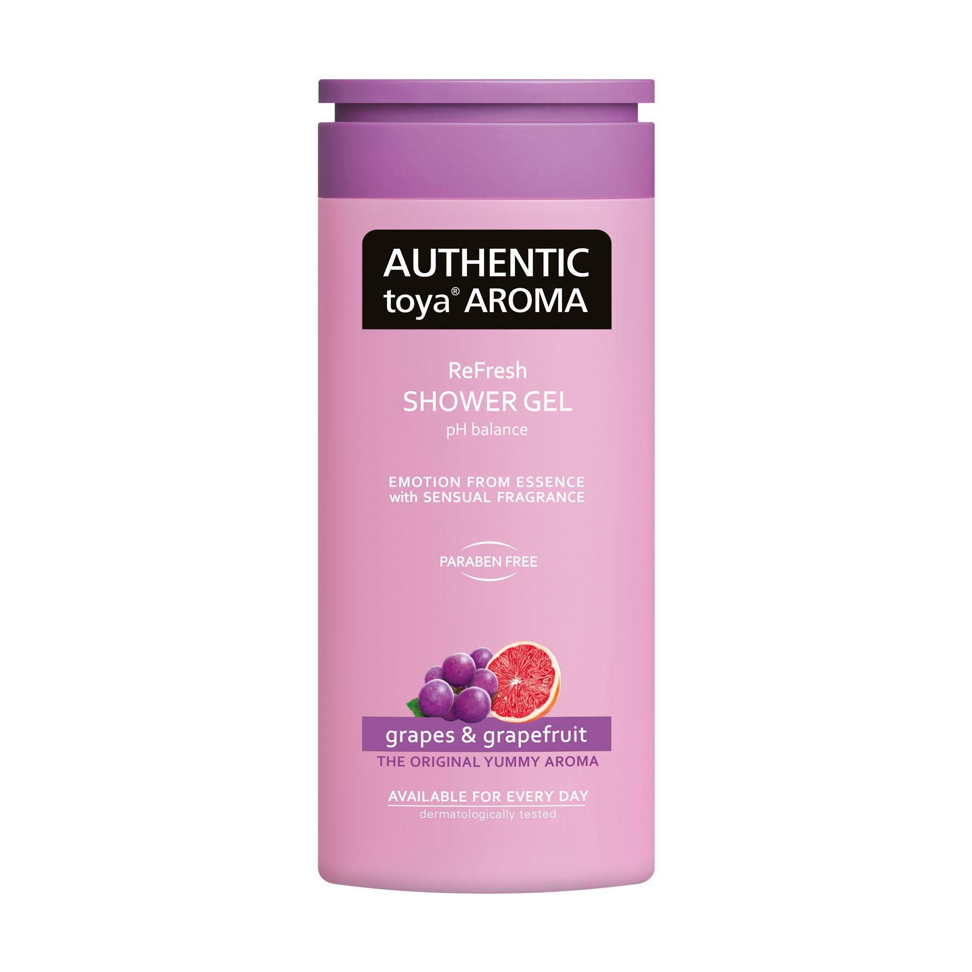 Authentic Toya Aroma Grapes&Grapefruit Sprchový gel 400 ml