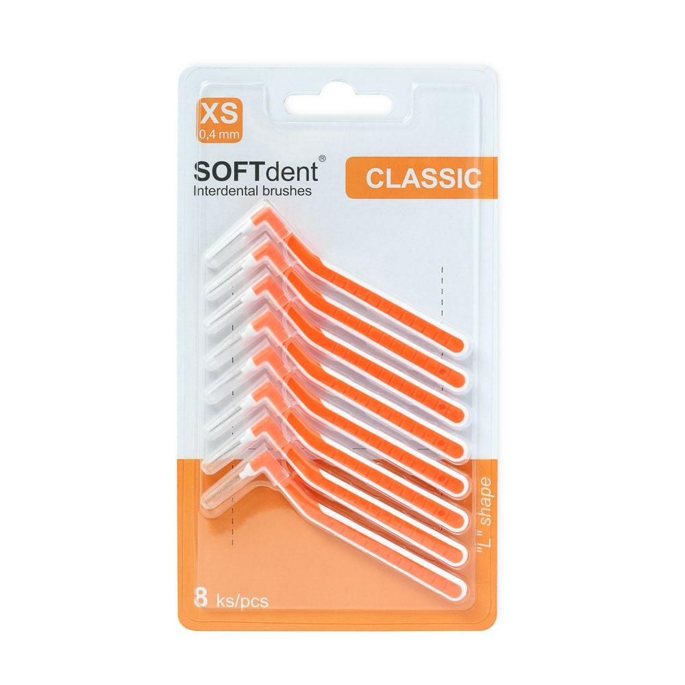 Softdent Clas Mezizubní Kartáčky XS 8ks