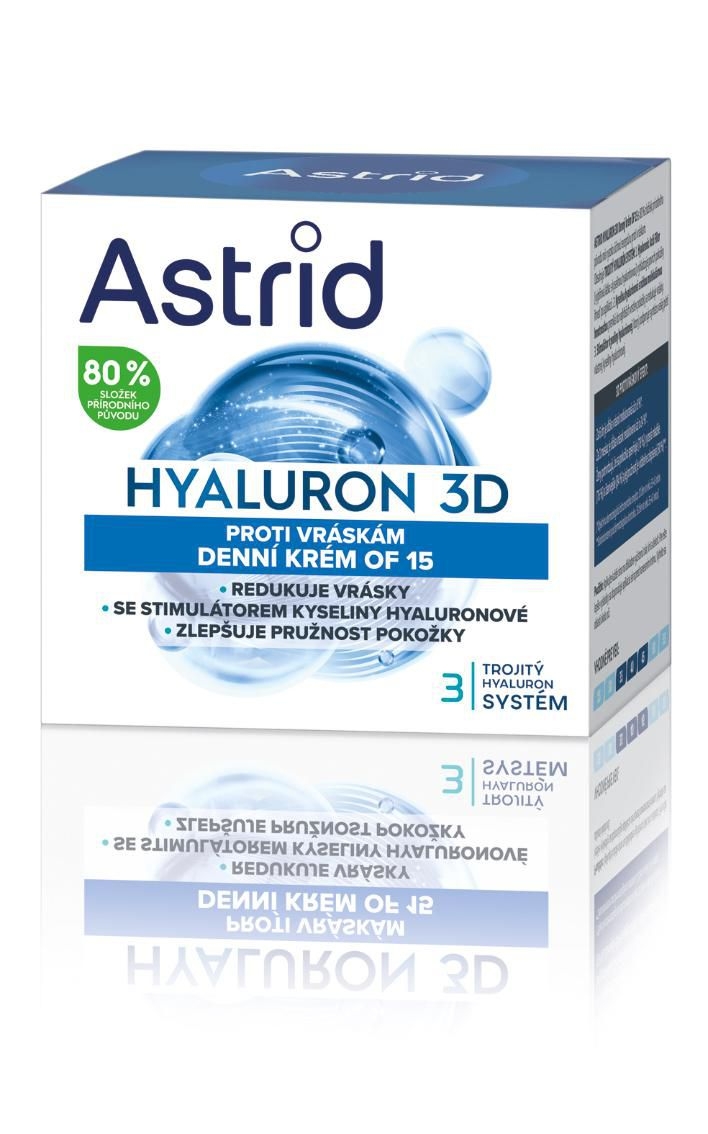 Astrid Hyaluron 3D DennÍ krém proti vráskám SPF15 50ml
