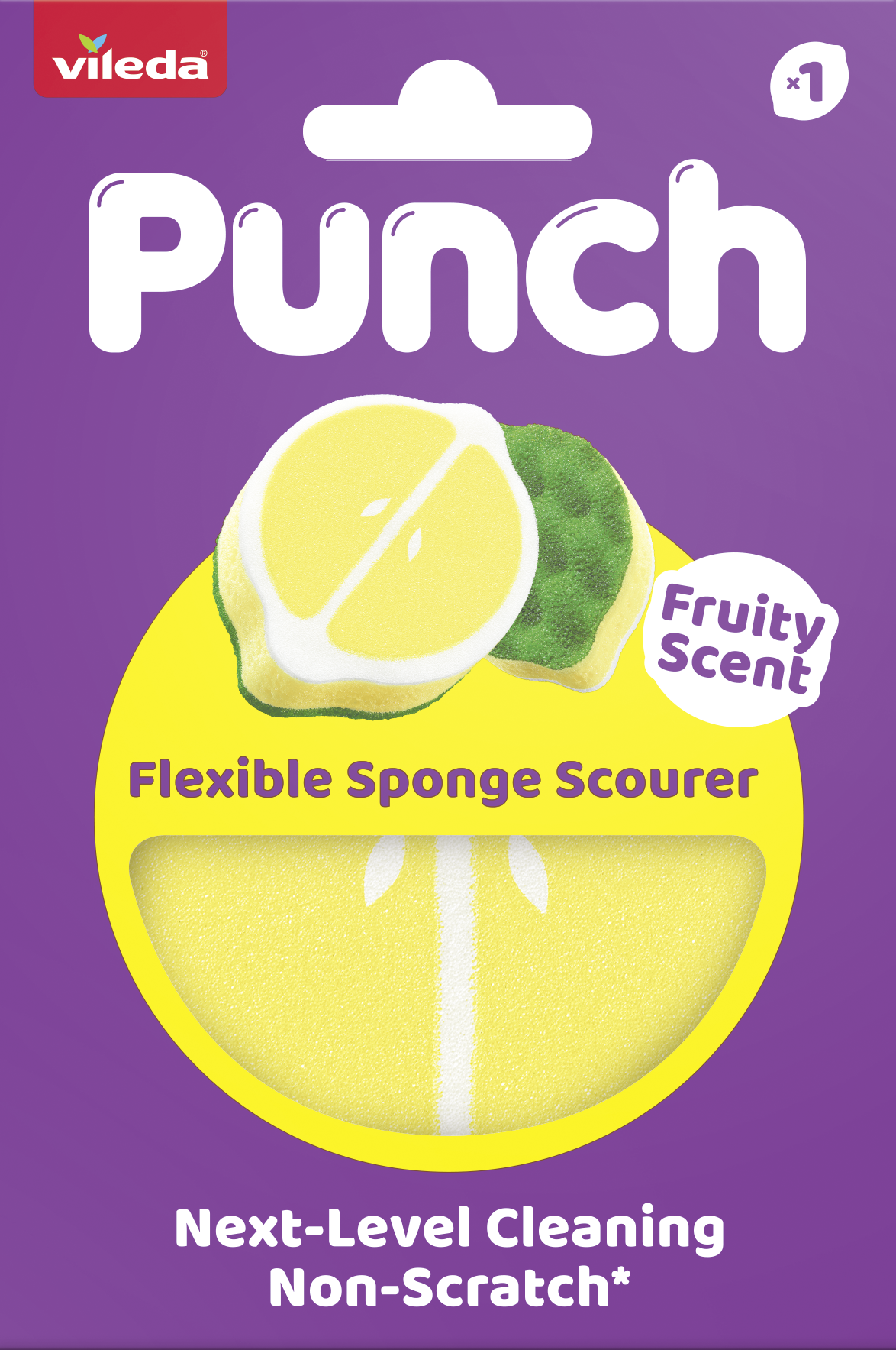 Vileda Punch lemon houbička