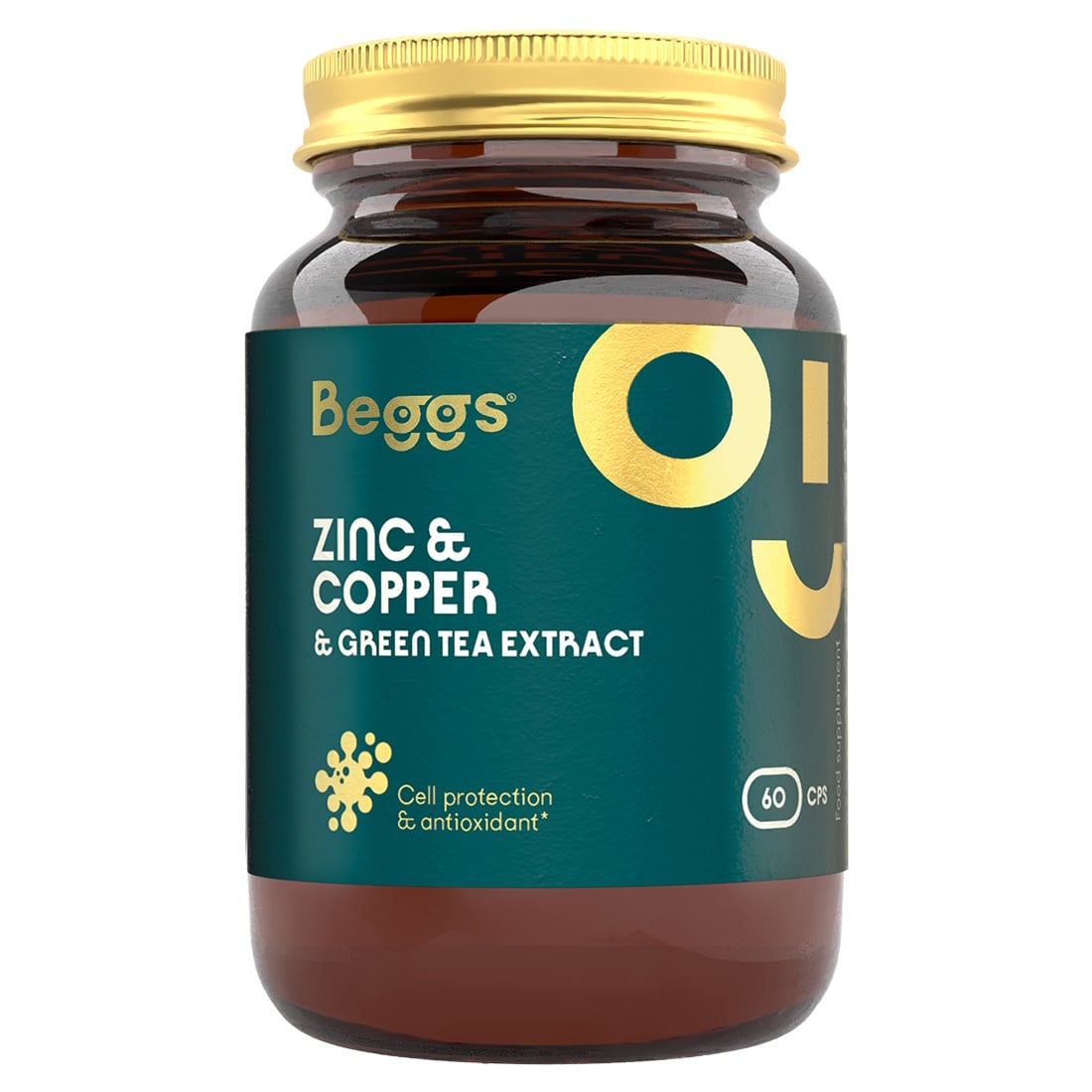 Beggs Zinc&Copper&Green tea extract cps.60