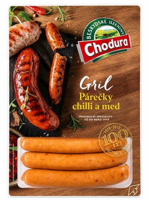 Chodura Párečky grilovací s chilli a medem