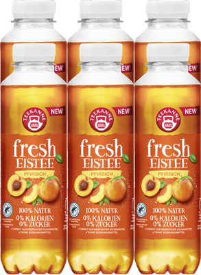 Teekanne Fresh Ice Tea Ledový čaj broskev 6x500ml