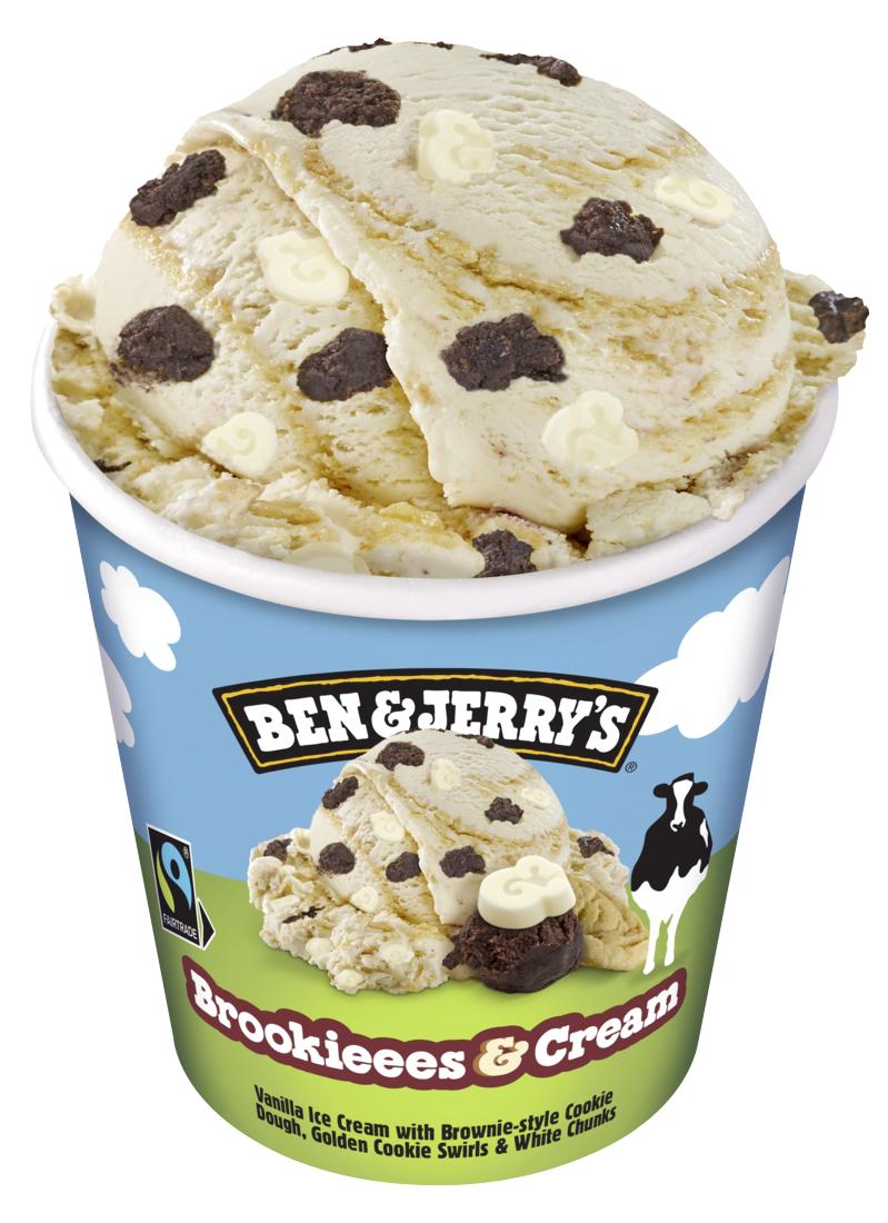 Ben & Jerry's Brookies & cream zmrzlina