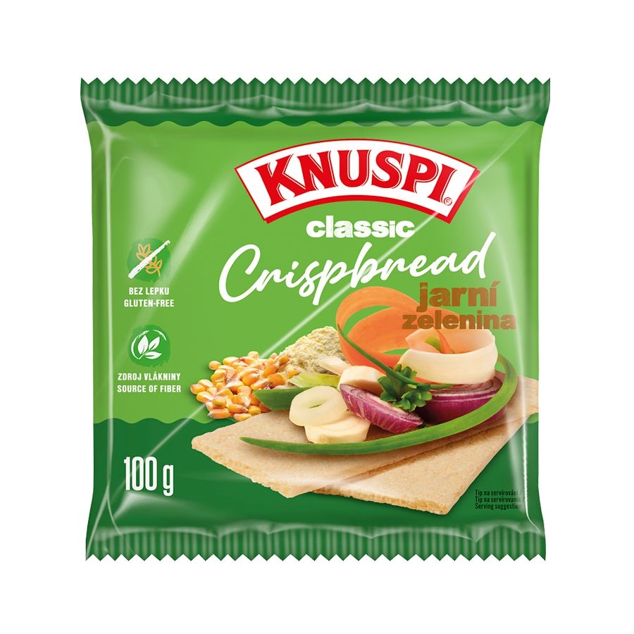 Knuspi Crispbread jarní zelenina 100g