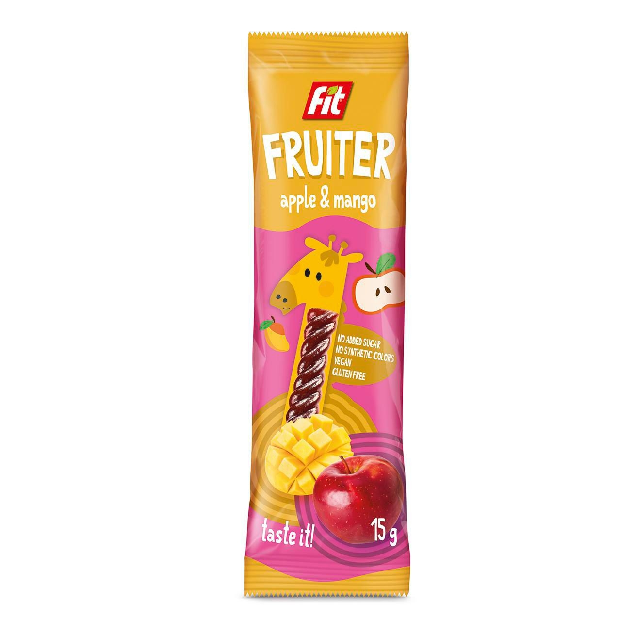 Fit FRUITER ovocné želé jablko+mango 15g