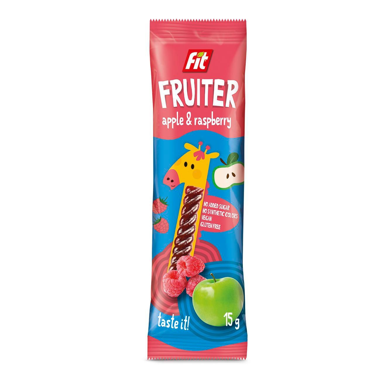 Fit FRUITER jablko+malina 15g