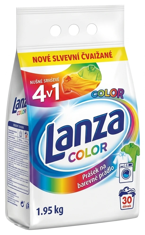 Prášek na barevné prádlo Lanza