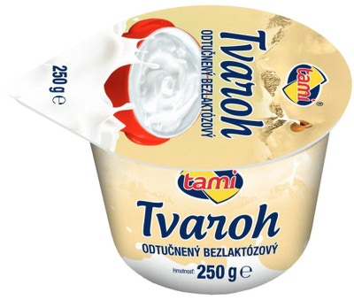 Tami Termizovaný odtučněný tvaroh bezlaktózový