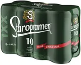Staropramen 10 8x500ml multipack plech