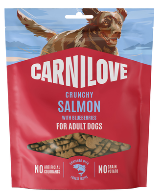 Carnilove Crunchy Snack Salmon with Blueberries pro psy