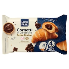 NutriFree Cornetti al Cioccolato pečený cukrářský výrobek s čokoládovou náplní bez lepku 240g