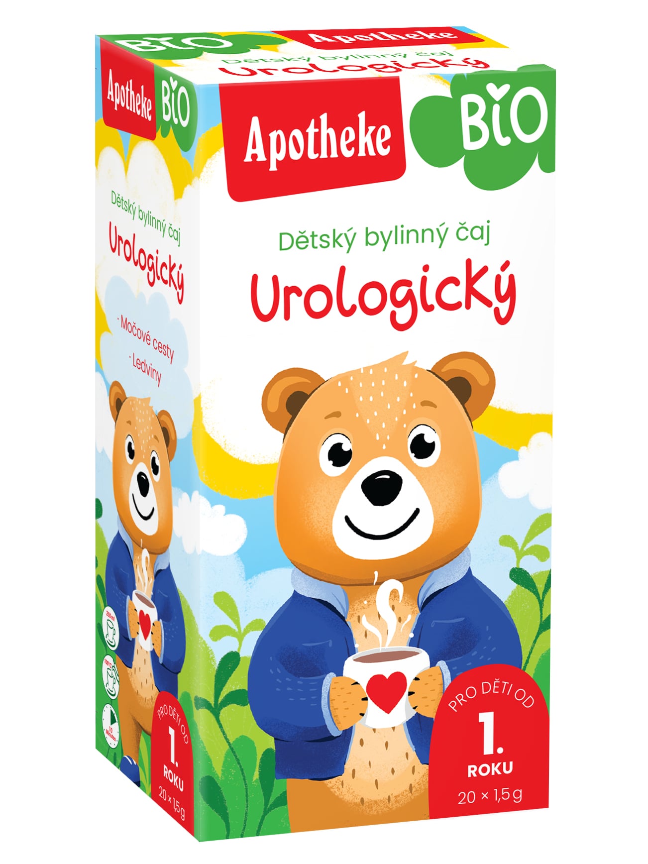 Apotheke Dětský bylinný čaj urologický BIO 20x1.5g
