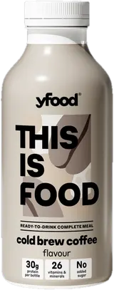 yfood Drink Cold Brew s příchutí kávy
