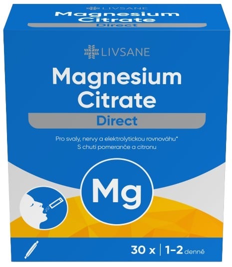 LIVSANE Magnesium Citrate Direct sáčky 30x2.1g
