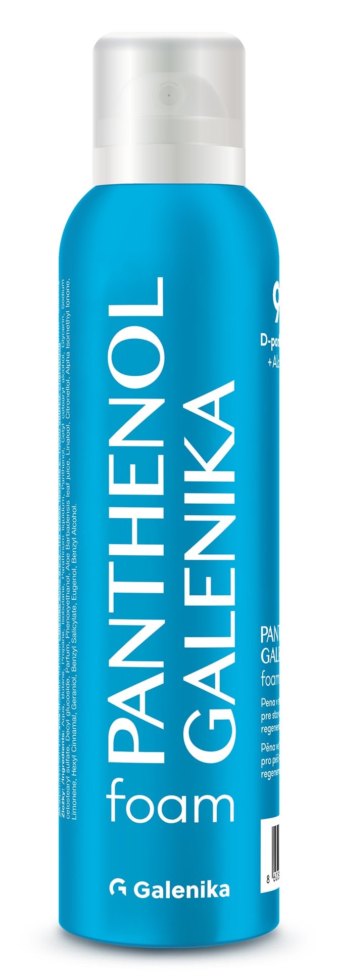 Panthenol Galenika 9% D-panthenol+Aloe Foam 150ml