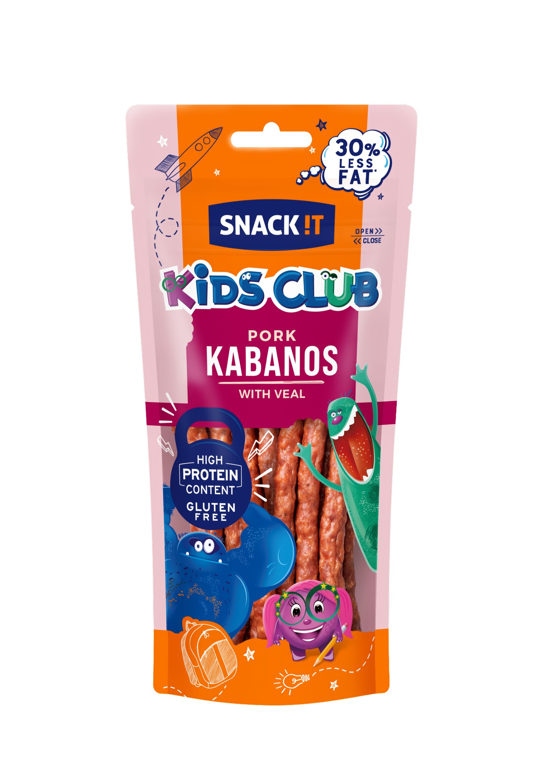 Snack IT Kids Club vepřový s telecím masem 90 g
