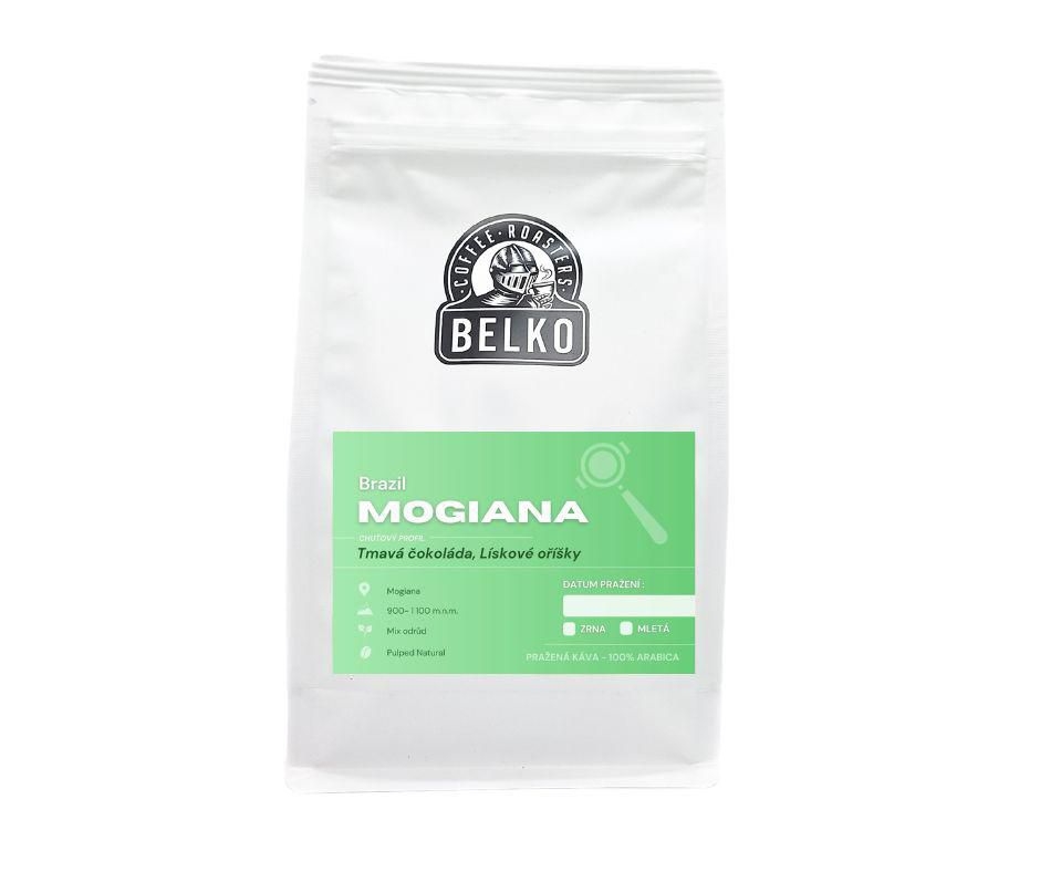 Belko coffee Brazil Mogiana zrnková káva 250g
