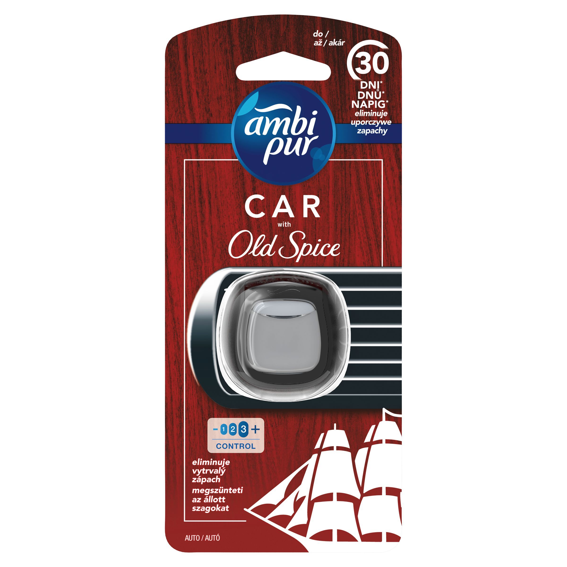 Ambi Pur Old Spice Osvěžovač Vzduchu do auta startovací sada 1 ks