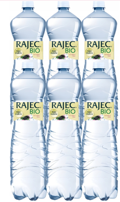 Rajec BIO Růže & Ostružina 6x1,5l