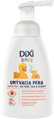 Dixi Baby sensitive mycí pěna na tělo a vlásky