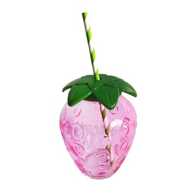 Toro Mason sklenice jahoda se zeleným víčkem 450 ml